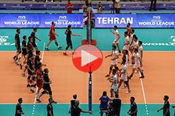 خلاصه بازی والیبال ایران و بلژیک(3:10 )
